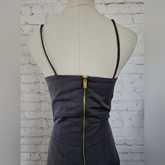 Celeb Boutique Vintage Leather Dress with Snake Contrast | Gray | Small | EUC - Picture 6 of 13